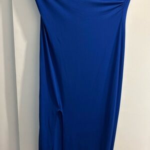 Blue Women's Stretch Maxi dress